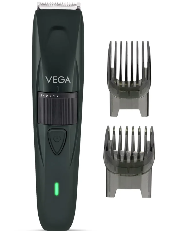 VEGA Men Turbolite Beard Trimmer With 2 Comb Attachment & 90Min Runtime - VHTH-41
