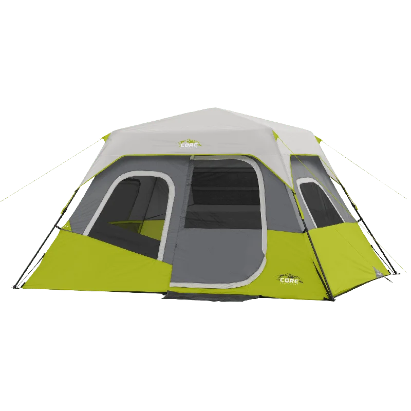 6 Person Instant Cabin Tent - Dark Gray/Green