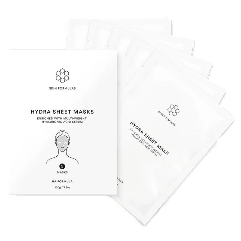 Skin Formulas Hydra Hyaluronic Acid Sheet Masks