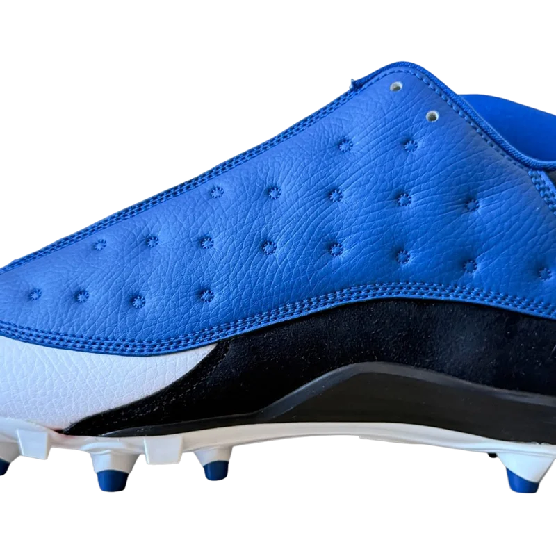 Jordan 13 Low Molded Cleats "Blue / Black-White" FA17 MNJDSP 727 — 3.5