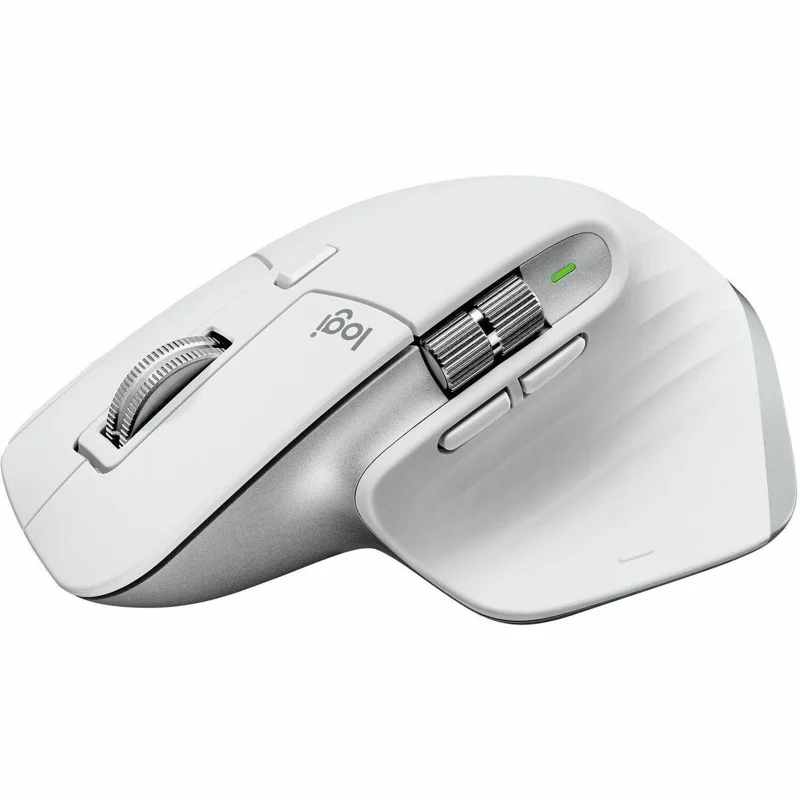 Logitech MX Master 3S for Mac - Wireless Bluetooth Mouse with Ultra-fast Scrolling, Ergo, 8K DPI, Quiet Clicks, Pale Gray - 910-006570