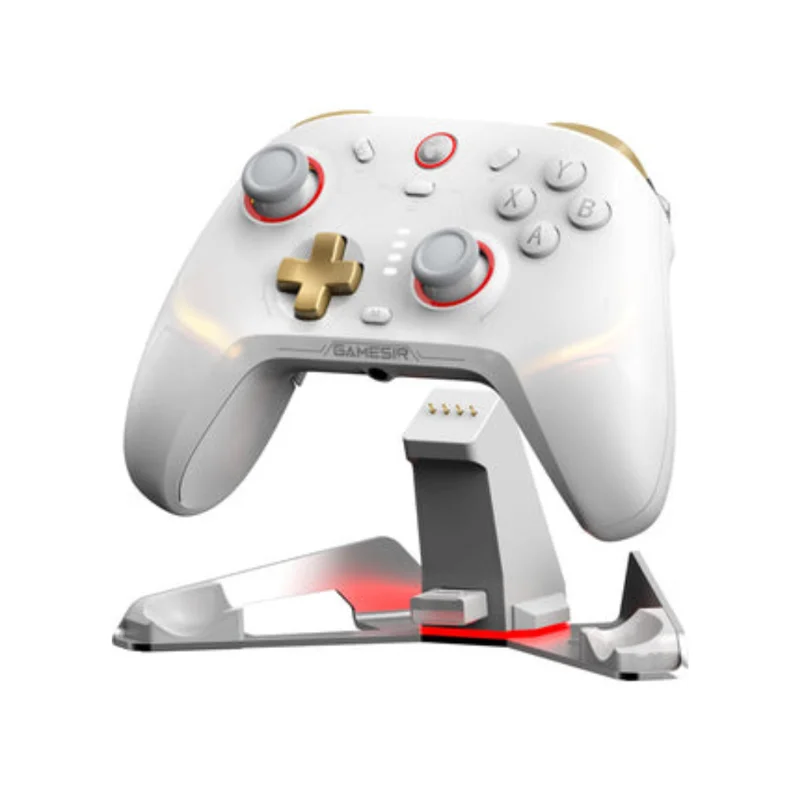 GameSir Cyclone 2 Wireless Gaming Controller 1000Hz Hall & Micro 2-in-1 Triggers - white + charging base