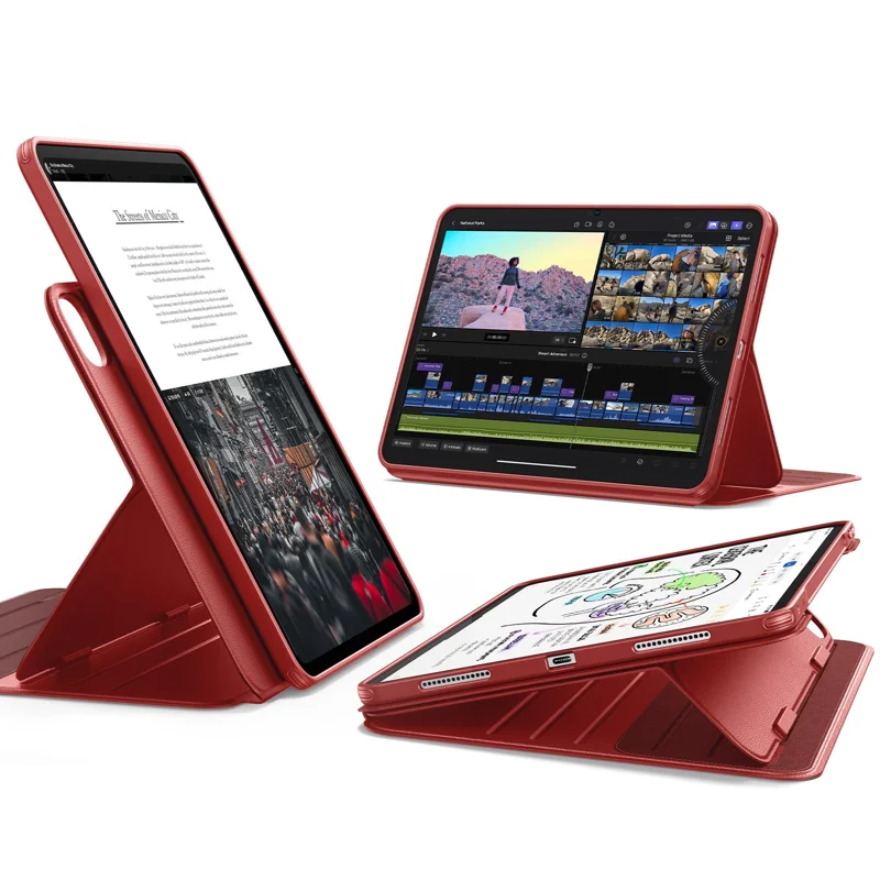 iPad Pro 13ʺ (2024) Shift Magnetic Case - Red