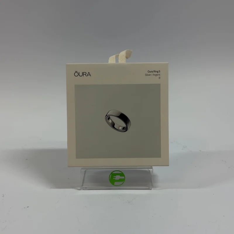 New Oura Ring 5 Size 8 Space Silver Titanium Smart Ring