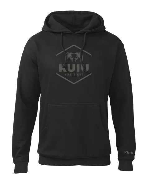 Outlet KUIU Stacked Here to Hunt Hoodie | Black