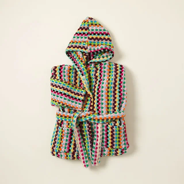 Kids Super Plush Confetti Robe