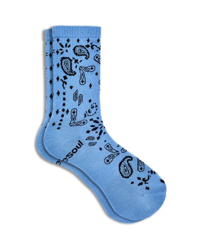 doublesoul - Rodeo High Sock | Sky
