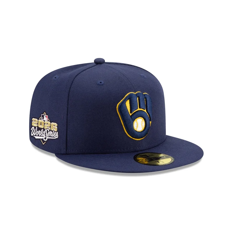 Milwaukee Brewers 2026 World Series Side Patch 59FIFTY Fitted Hat