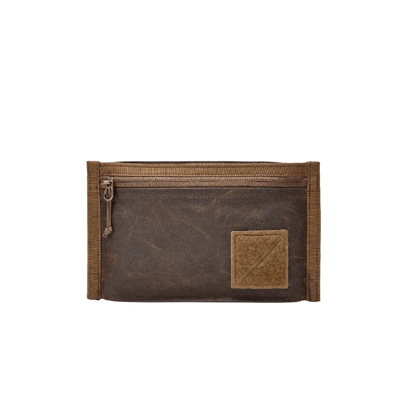 Civic Flat Pouch - Waxed Canvas