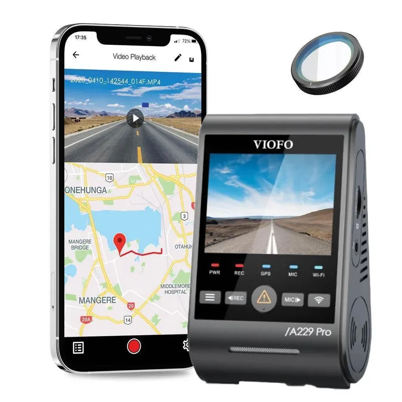 VIOFO A229 Pro 4K UHD 1-Channel Dash Cam