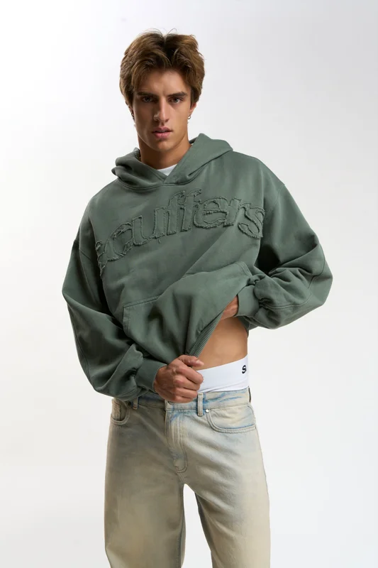 Raw Green Hoodie