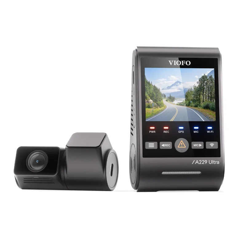 VIOFO A229 Ultra 2CH 4K Front+4K Rear Dashcam with Dual Sony STARVIS 2 Sensors, 2-Channel 4K HDR