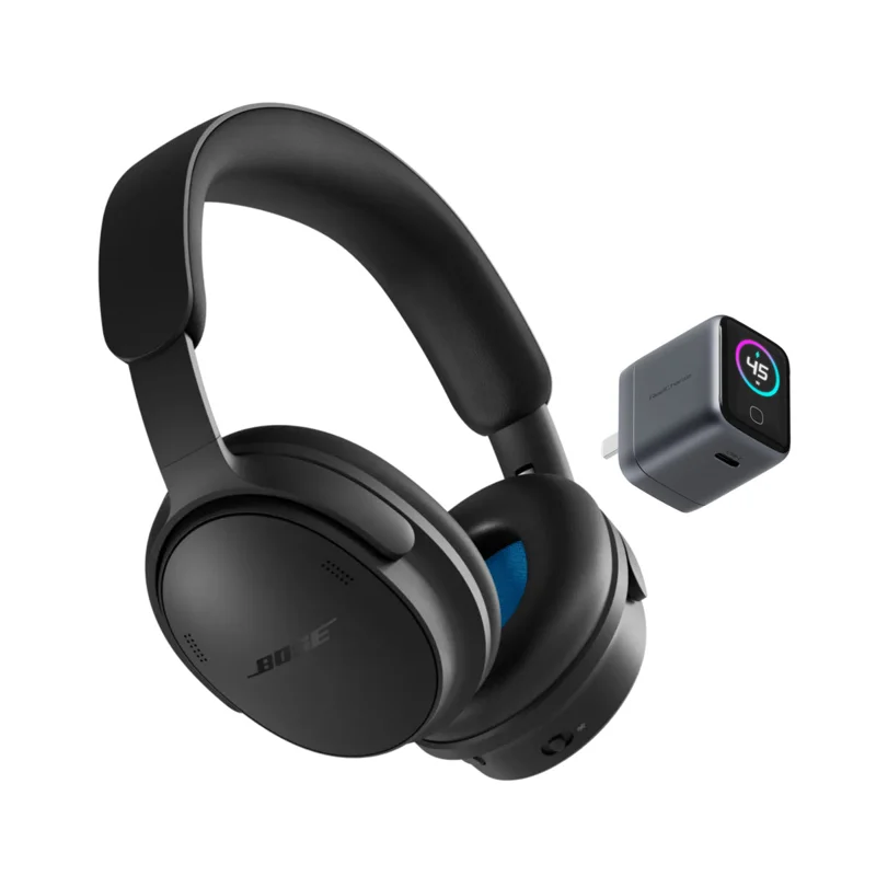 Bose QuietComfort 2nd Gen Noise Cancelling Headphones (Black) with Accessory