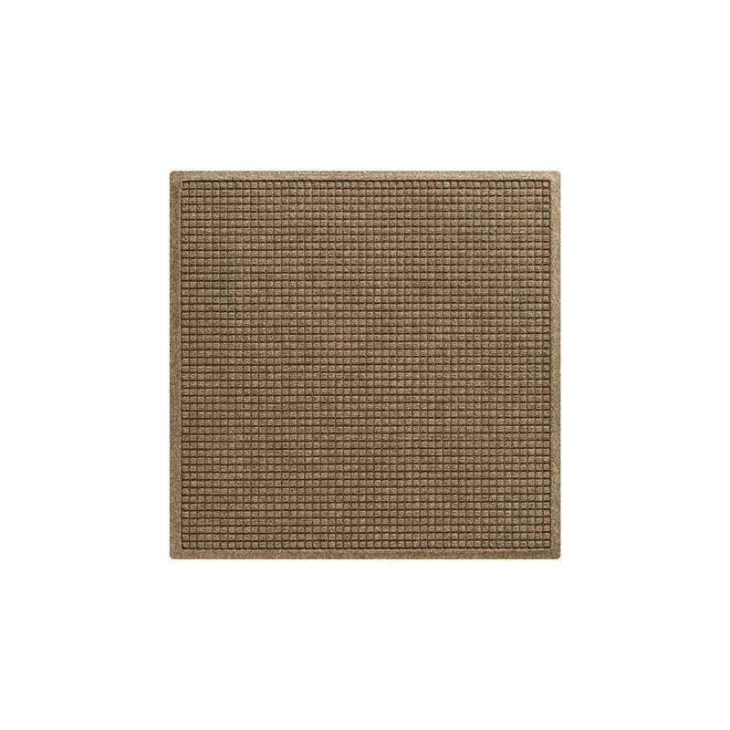 WaterHog Squares Mat 35.5" x 35.5" Dark Brown