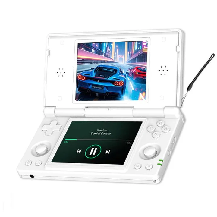 ANBERNIC RG DS Flip Dual-Screen Handheld Game Console 4-Inch IPS Touchscreen AI Gaming Device 3+32G