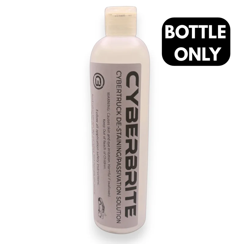 CYBERBRITE (BOTTLE ONLY) De-Stain Solution for Tesla Cybertruck Exoskeleton