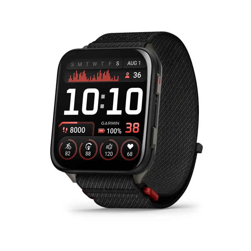 Garmin Venu X1, Black w/ Slate Titanium Case and Black ComfortFit Band (010-02980-00)