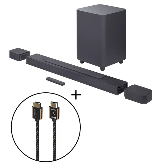 JBL Bar 700 + Austere III Series 4K HDMI Cable 1.5m