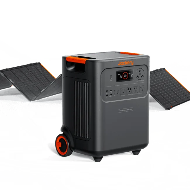Jackery Solar Generator HomePower 3600 Plus + Solar Saga 500W X