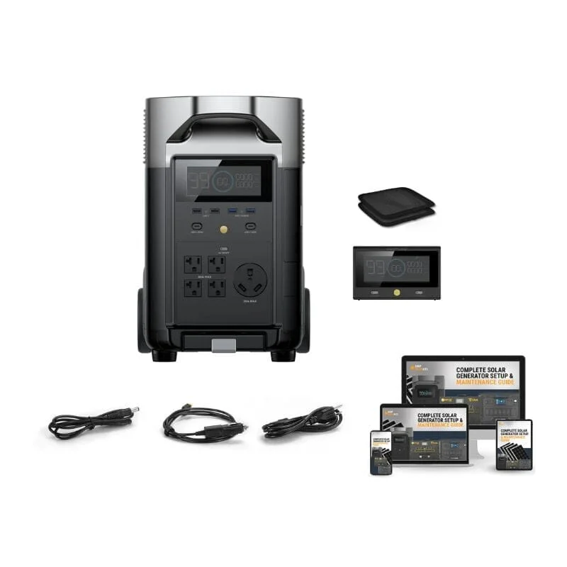 EcoFlow DELTA PRO 3,600Wh / 3,600W Portable Power Station