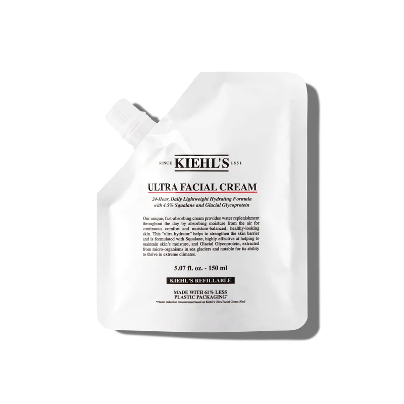 Kiehl's Ultra Facial Cream Moisturizer — Fragrance-Free, Lightweight 72-Hour Hydration & Barrier Repair