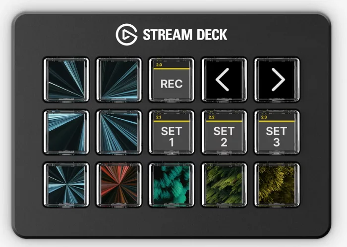 CORSAIR Elgato Stream Deck Scissor Keys Precision 15-Key Control Pad