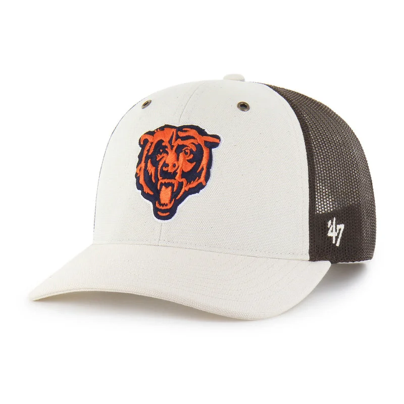 chicago bears carhartt undyed ’47 Trucker RF relaxed fit - Natural