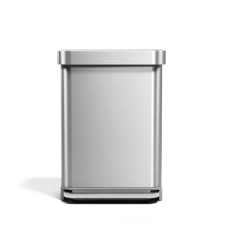 55L Rectangular Step Can with Liner Pocket