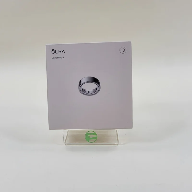 New Oura Ring 4 10 Silver Titanium Smart Ring JZ90-54217-10