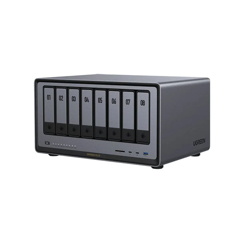 UGREEN NASync DXP8800 Plus 8-Bay Thunderbolt NAS w/ Intel 10-Core i5 CPU 8GB DDR5 4x M.2 PCIes 1x 2.5GbE 1x 10GbE 2 TBT4 SD Slot (Diskless)