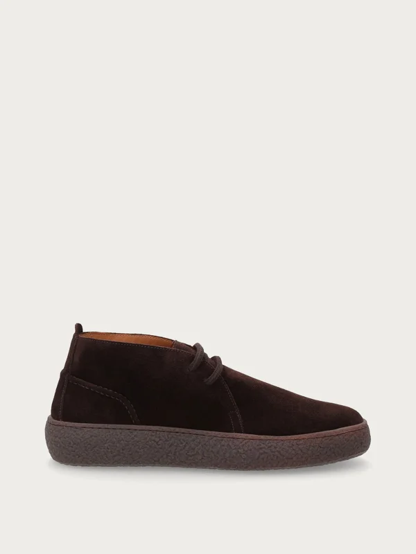 Men's black suede Urban lace-up ankle boots - 39
