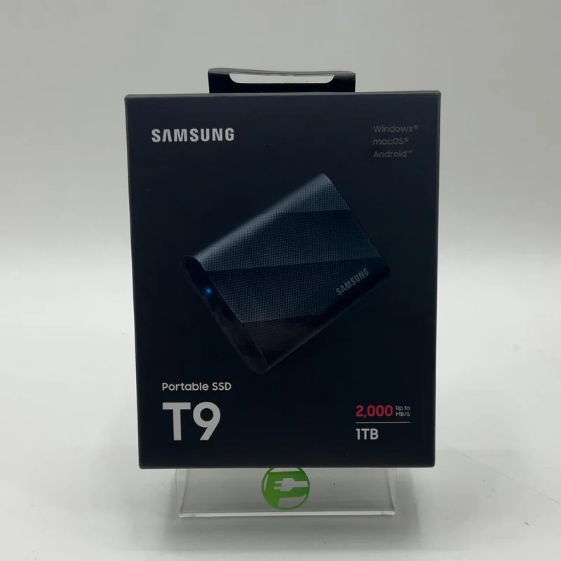 New Samsung Portable T9 1TB USB-C to USB-C SSD MU-PG1T0B
