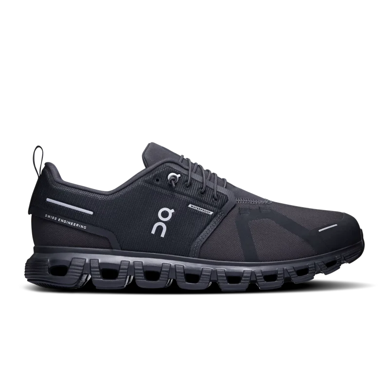 On Men's Cloud Waterproof Running Shoes Black