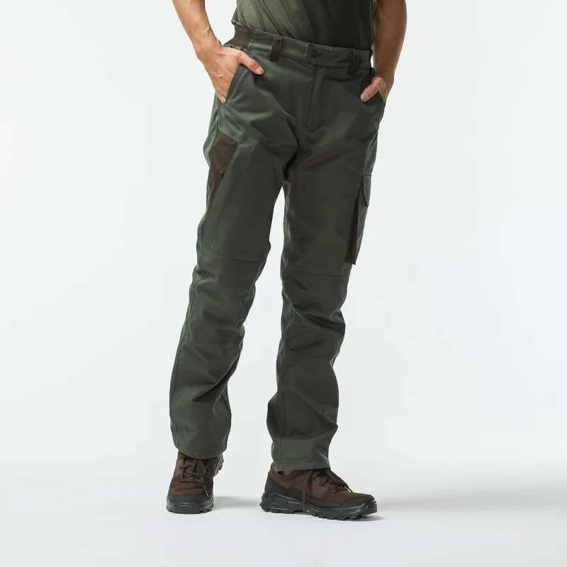 Hunting Warm Waterproof Pants - 500 Green