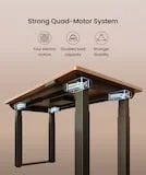 4-Leg Standing Desk with 4 Motors