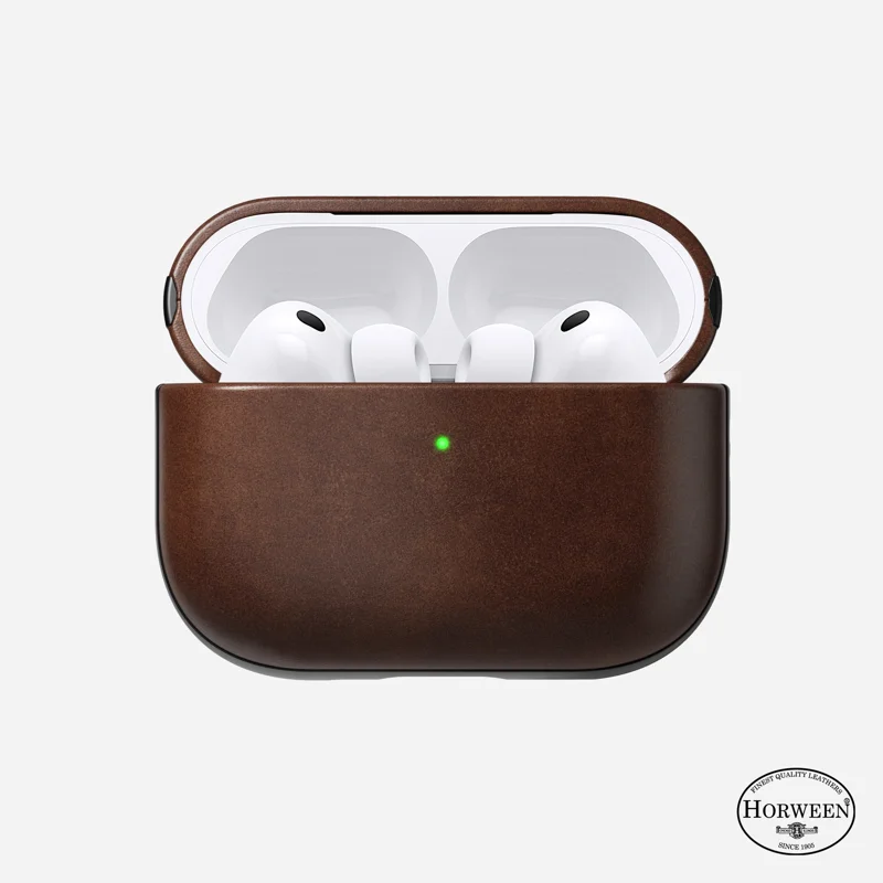 Modern Leather Case for AirPods Pro 3 - Rustic Brown - Horween Leather