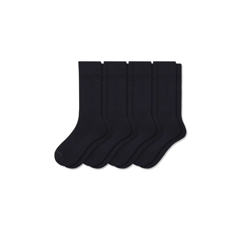 Men's Dress Calf Sock 4-Pack