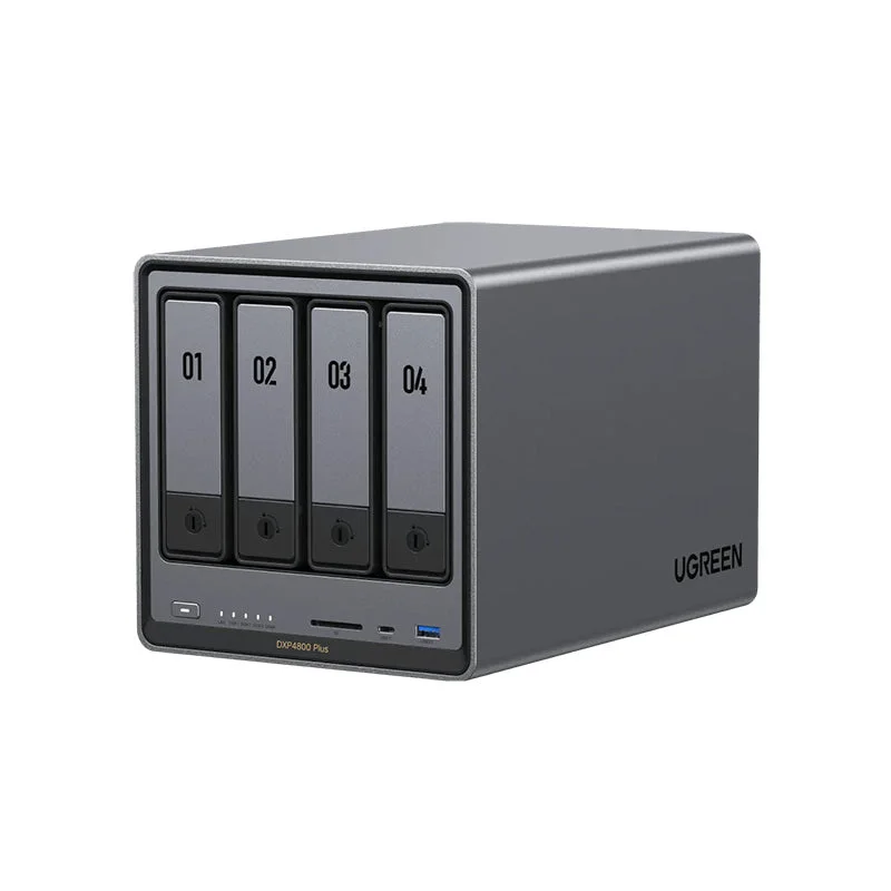 UGREEN NASync DXP4800 Plus 4-Bay NAS w/ Intel Pentium Gold 5-Core CPU 8GB DDR5 1x 2.5GbE 1x 10GbE 2x SD Slot (Diskless)