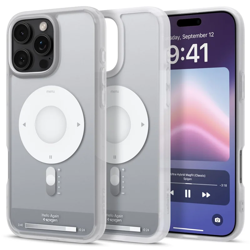 Spigen iPhone 16 Pro Max Case – Ultra Hybrid Classic (MagFit) - iPhone 16 Pro Max / Classic Silver