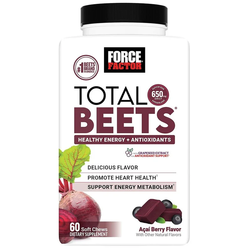 Force Factor Total Beets Chews, 60.0 ea