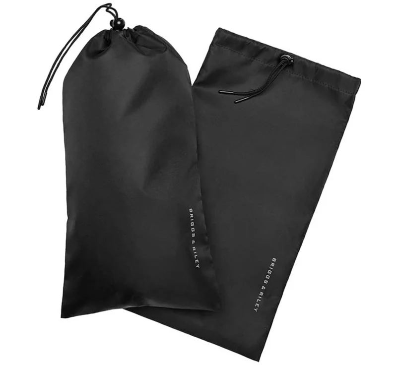 Briggs & Riley Shoe Bags - Pair - in Black - X132-4