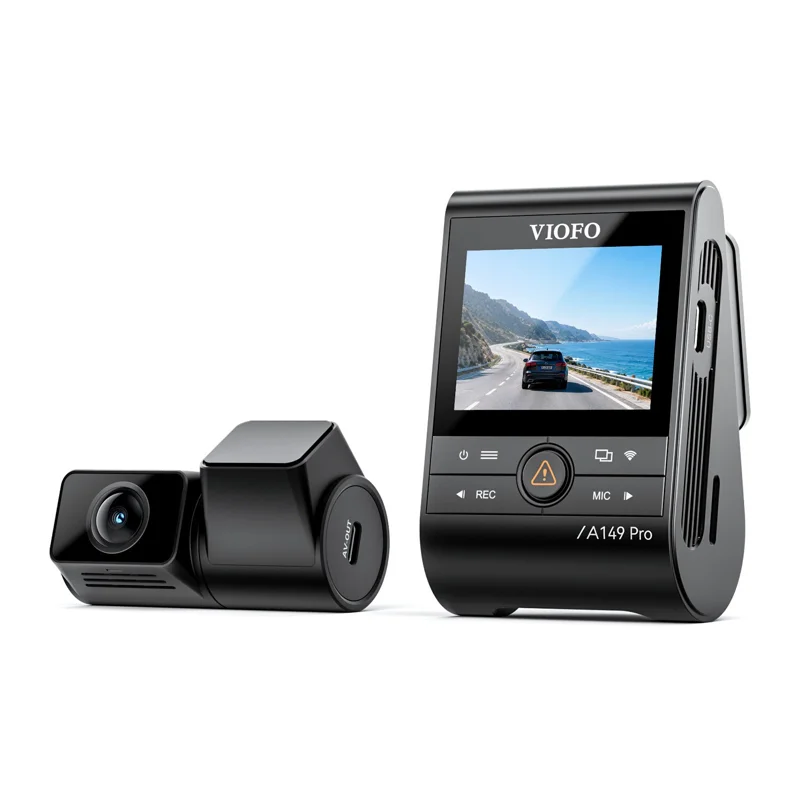 A149 Pro 2CH 4K front + 1080P rear, Sony STARVIS 2 sensor - Viofo UK