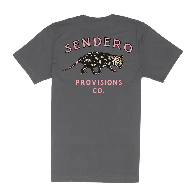 Opossum Tee | Charcoal | Sendero Provisions Co