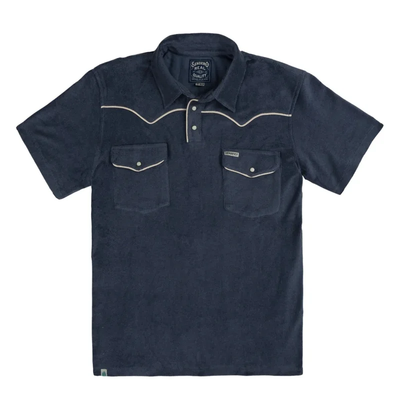 Cantina Terry Polo | Vintage Indigo | Sendero Provisions Co