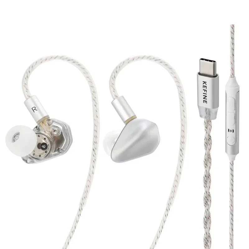 KEFINE Loric IEM - Silver / Type-C With Mic