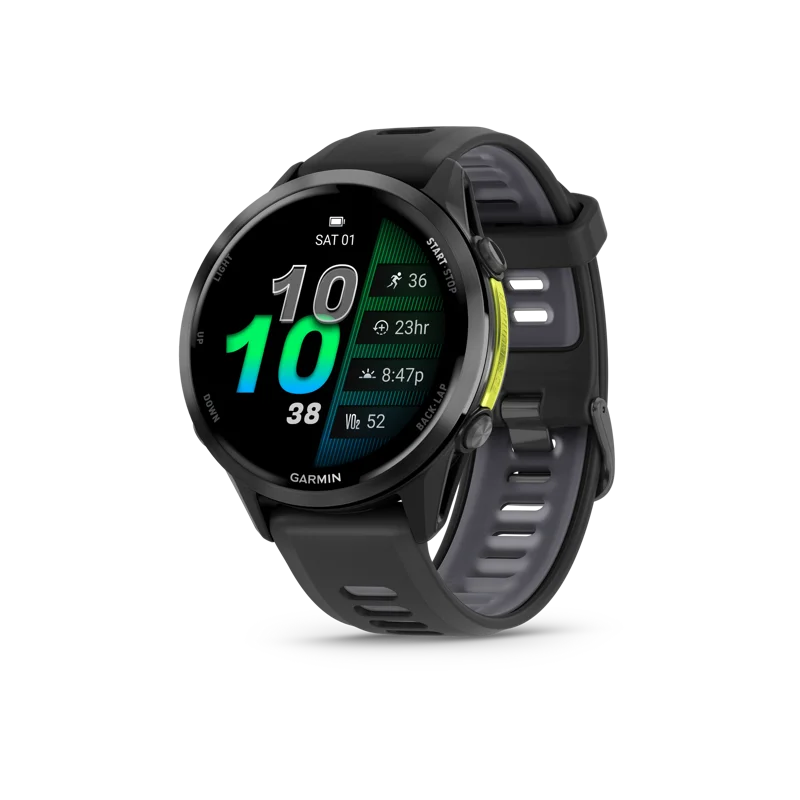 Garmin Forerunner 970, Carbon Gray DLC Titanium with Whitestone Band (010-02969-00)