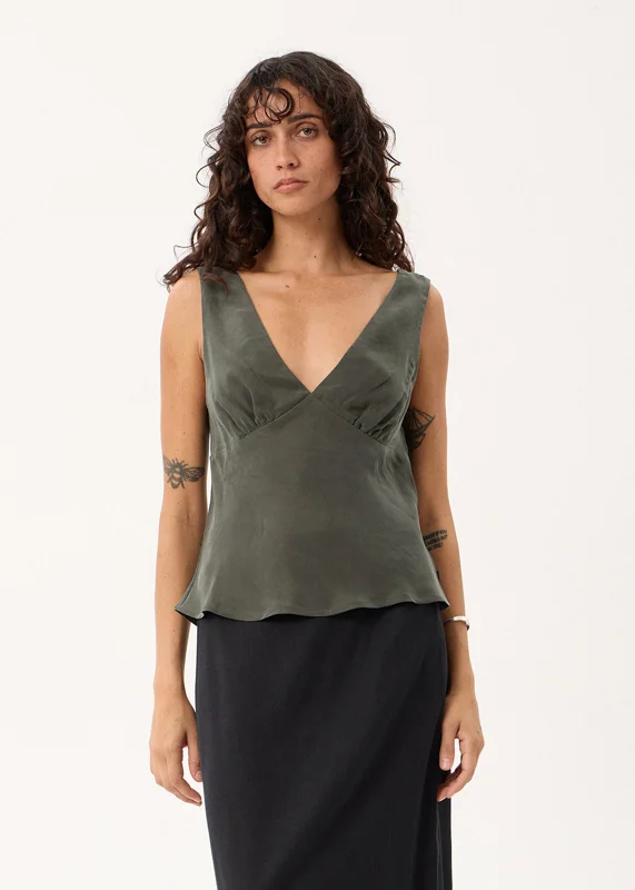 Cupro Sleeveless Top