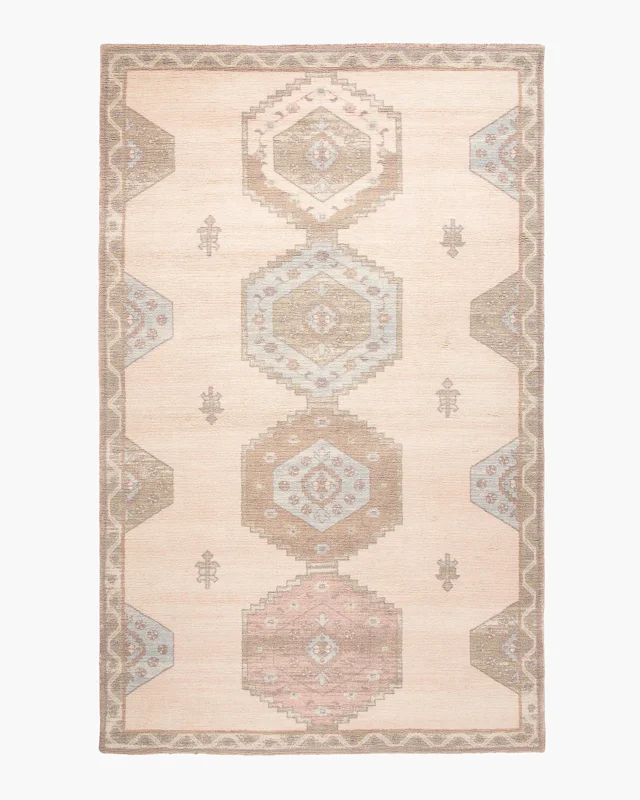 Ellery Tufted Wool Rug in Pink Multi, Size 8' x 10'
