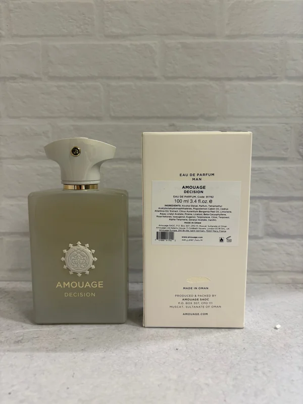 Amouage Decision Eau de Parfum 100 mL | Decoded Tester - 100 mL Tester