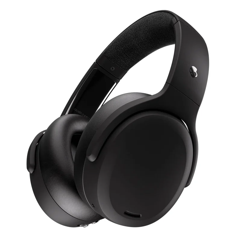Skullcandy Crusher ANC 2 Sensory Bass Bluetooth Folding Over-Ear Headphones with Mics and 3.5-mm Aux Input, Clear Voice, up to 60 Hours Play Time